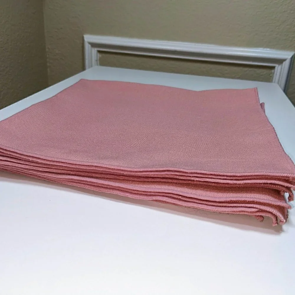 Blush Pink Cloth Napkin Set (x6)